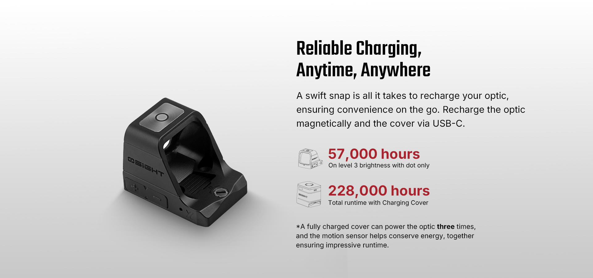 Osight X Charging