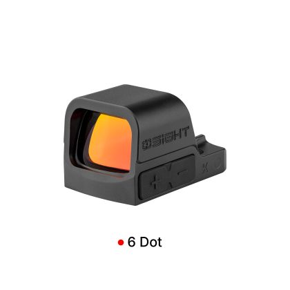 Osight K 6 MOA Red Dot Sight with RMSc Footprint and Side-Loading Battery