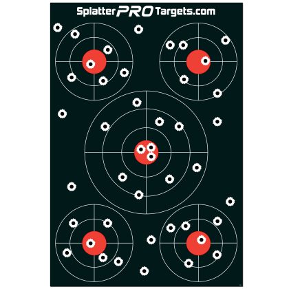 Splatter PRO 12×18 Multi Bullseye Target